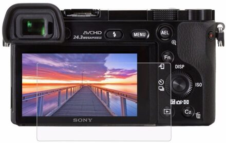 PULUZ voor Sony A6000/A6300/A6500 Camera Film 2.5D Gebogen Rand 9 H Hardheid Gehard Glas Screen Protector