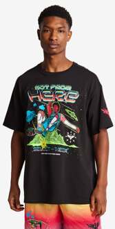 PUMA 1love T-shirts Heren - Zwart - Maat L - Katoen Jersey Black