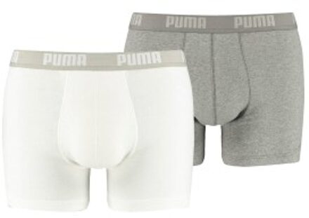 PUMA 2 stuks Basic Boxer * Actie * Blauw,Zwart,Groen,Versch.kleure/Patroon,Grijs,Beige,Rood,Wit - Large