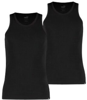 PUMA 2 stuks Basic Tank Top Zwart,Wit - Small,Medium,Large,X-Large