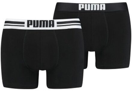 PUMA 2 stuks Everyday Placed Logo Boxer * Actie * Blauw,Zwart,Versch.kleure/Patroon,Grijs,Groen,Rood - Small,Medium,Large,X-Large,XX-Large
