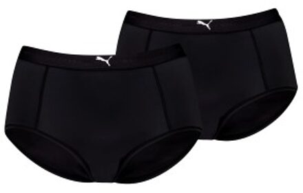 PUMA 2 stuks High Waist Hipster Zwart,Rood - X-Small,Small,Large