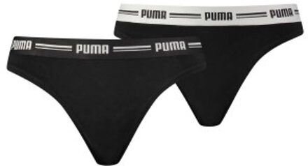 PUMA 2 stuks Iconic Solid String * Actie * Lila,Zwart,Grijs,Wit - X-Small,Small,Medium,Large,X-Large