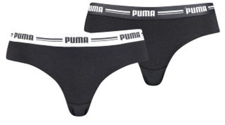 PUMA 2 stuks Logo Waistband Brazilian * Actie * Zwart,Grijs,Wit - X-Small,Small,Medium,Large,X-Large