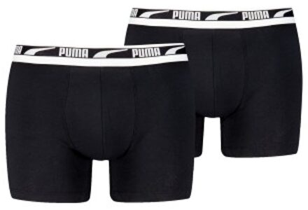PUMA 2 stuks Men Multi Logo Boxer * Actie * Zwart,Versch.kleure/Patroon,Grijs,Blauw,Wit - Small,Medium,Large,X-Large,XX-Large
