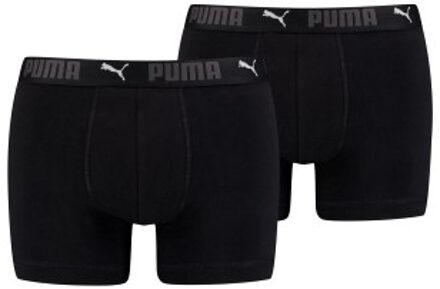 PUMA 2 stuks Sport Cotton Boxers Zwart,Blauw - Small,Medium,Large,X-Large