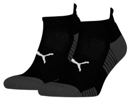 PUMA 2 stuks Sport Cushioned Sneaker Socks Blauw,Zwart,Roze,Wit,Rood - Maat 35/38,Maat 39/42,Maat 43/46