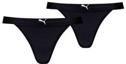 PUMA 2 stuks Tanga String Lila,Zwart,Rood,Geel - X-Small,Small,Medium