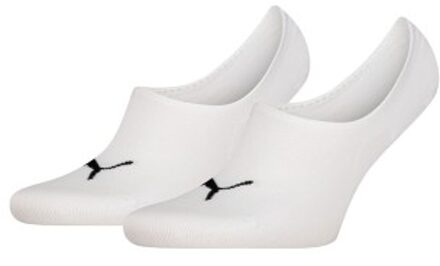 PUMA 2 stuks Unisex Footie High Cut Socks * Actie * Zwart,Grijs,Wit,Beige,Blauw - Maat 35/38,Strl 35/39,Maat 39/42,Maat 43/46