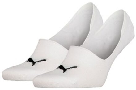 PUMA 2 stuks Unisex Mid Cut Footie Socks * Actie * Zwart,Grijs,Wit,Beige,Blauw - Maat 35/38,Maat 39/42,Maat 43/46