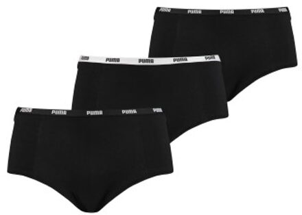 PUMA 3 stuks Iconic Cotton Mini Shorts Zwart,Versch.kleure/Patroon,Grijs - X-Small,Small,Medium,Large,X-Large