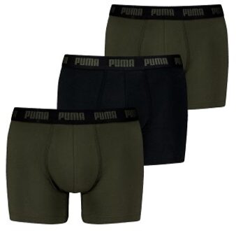 PUMA 3 stuks Men Everyday Boxer * Actie * Zwart,Versch.kleure/Patroon,Blauw,Grijs,Groen,Geel - Small,Medium,Large,X-Large,XX-Large