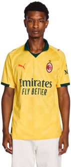 PUMA Ac Milan Third 25-26 Truien/Replica's Heren - Geel - Maat M - Poly Jersey Yellow
