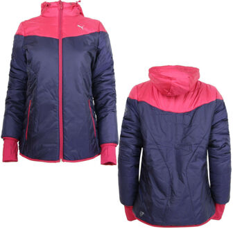 PUMA Active Norway Hooded Jacket Full Zip Up Dames Winterjas 830086 03 A51C - maat EU 42 / UK 8 Blauw