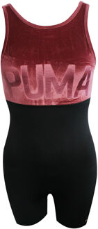 PUMA Active Training Dames Velvet Unitard DryCell OnePiece Zwart 516565 02 RW43 Rosé