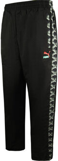 PUMA Alife AOP All Over Print Track Broek Zwart Nylon Heren Broek 568729 01 - M