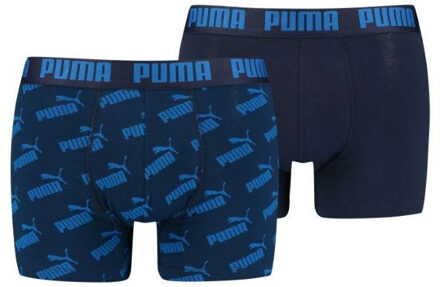 PUMA all over logo AOP 2P blauw - S