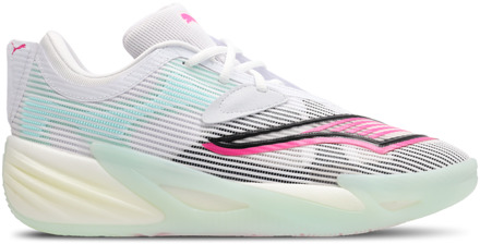 PUMA All-pro Nitro Sneakers Heren - Wit - Maat 43 - Mesh/Synthetisch White