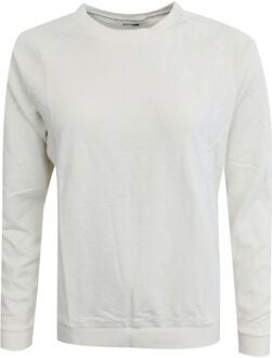 PUMA Archief Logo Crew Lange Mouwen Pullover Top 573570 21 A15C Wit