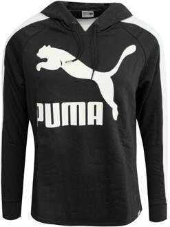 PUMA Archief Logo T7 Dames Zwart Hoodie
