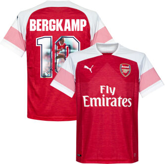 PUMA Arsenal Shirt Thuis 2018-2019 + Bergkamp (Gallery Style) - XXL