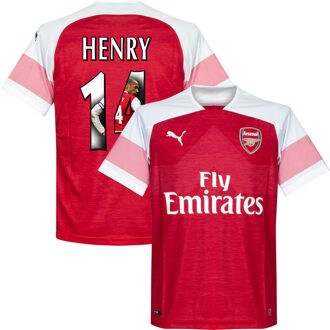 PUMA Arsenal Shirt Thuis 2018-2019 + Henry 14 (Gallery Style) - XXL