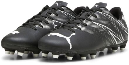 PUMA Attacanto FG/AG Voetbalschoenen Senior zwart - wit - 41