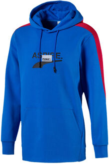 PUMA Avenir Heren Hoodie Grafisch Logo Sweatshirt Blauw 597346 41 - maat XS