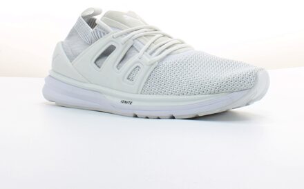 PUMA B.O.G EvoKnit Wit Textiel Heren Veterschoenen 363669 02 - maat