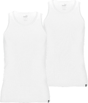 PUMA basic 2p tank top - Sportshirt - Heren - white - M