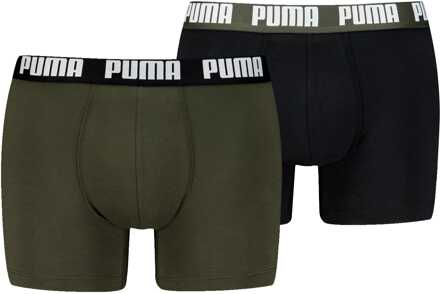 PUMA Basic boxer 2-pack 701226387 forest night Groen - M