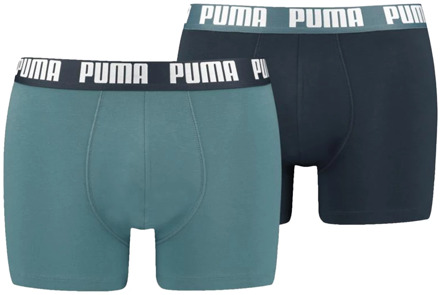 PUMA Basic boxer 2-pack Blauw - S