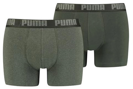 PUMA Basic boxer 2-pack Groen - XXL