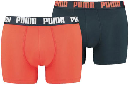 PUMA Basic boxer 2-pack Oranje - L