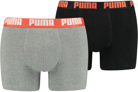 PUMA Basic Boxer 2P - 2 Boxers Grijs - XL