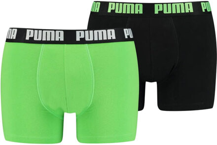 PUMA Basic Boxer 2P - Boxers Groen - S