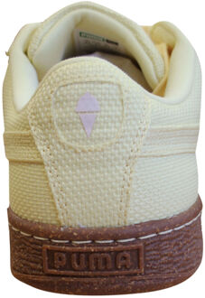 PUMA Basket Ripstop Ice Cream Geel Textiel Heren Sportschoenen 362340 01 - maat