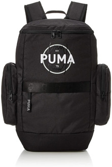PUMA Basketbalrugzak met frontprint en meerdere vakken Puma , Black , Unisex - ONE Size