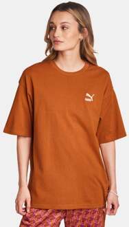 PUMA Better Classics - Dames T-shirts Brown - S