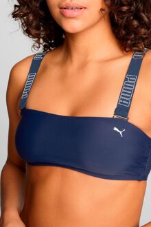PUMA Bikinitopje Bandeau Navy-XL - XL