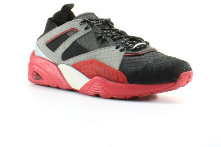 PUMA BOG Sock Rioja Zwart Grijs Suède Leer Heren Lace Up Trainers 361456 03 - maat EU 38 / UK 5