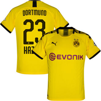 PUMA Borussia Dortmund Shirt Thuis 2019-2020 + Hazard 23 - M