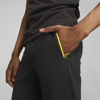 puma borussia dortmund trainingsbroek 22/23 zwart/grijs heren - S