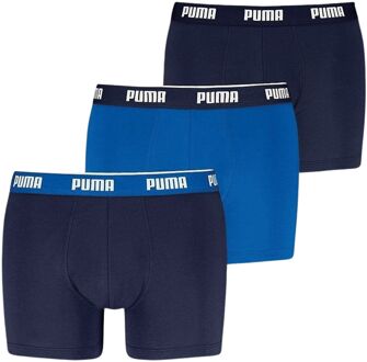 PUMA Boxershorts 3-pack Comfort stretch blauw