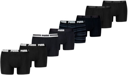 PUMA Boxershorts 8-pack Black-S - S