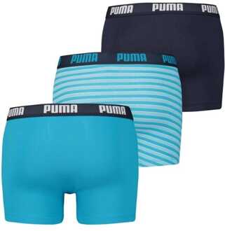 PUMA boxershorts Basic 3-Pack hawaiian ocean
