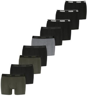 PUMA Boxershorts Everyday 9-pack Black / Forest Night / Grey-M Zwart / Grijs / Groen - M