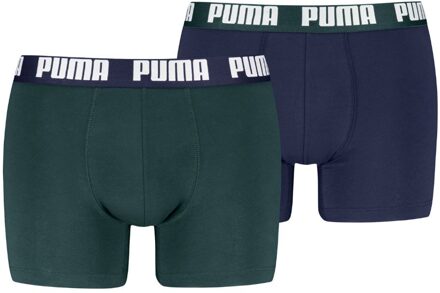 PUMA Boxershorts Everyday Basic 2-pack Green / Navy-L - L