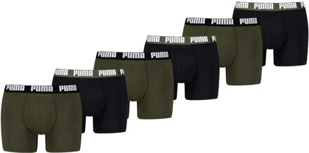 PUMA Boxershorts Everyday Basic 6-pack Forest Night-L - L