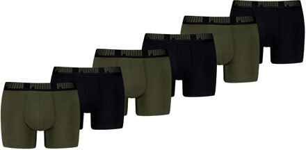 PUMA Boxershorts Everyday Basic 6-pack Forest Night Tonal-L - L